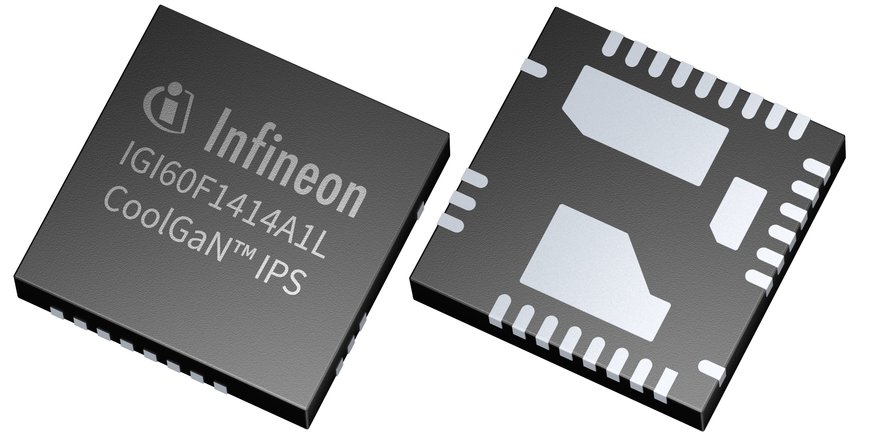 Infineon präsentiert CoolGaN™ IPS-Familie für Anwendungen im unteren und mittleren Leistungsbereich von 30 bis 500 W